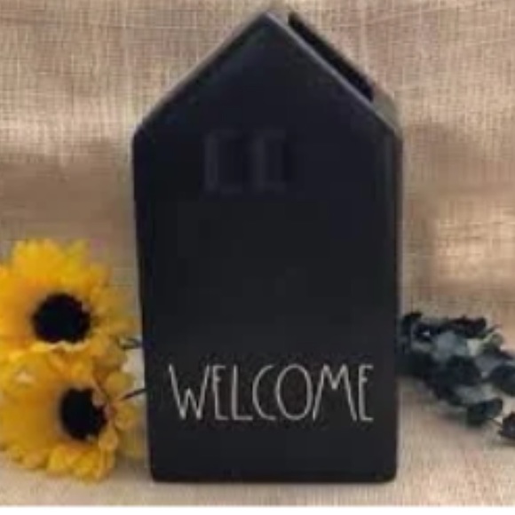 ✂️ Rae Dunn house shaped Welcome vase - Picture 3 of 5